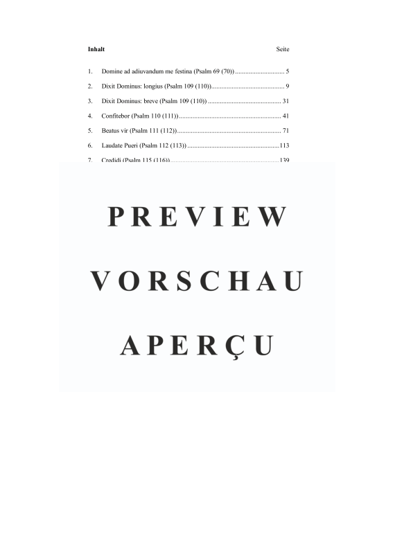 gallery: Cithara Davidis Noviter Animata - Vesperpsalmen op. 2, , Gemischtes Ensemble SATB, Soli SATB, 2 Violinen, Violone und BC