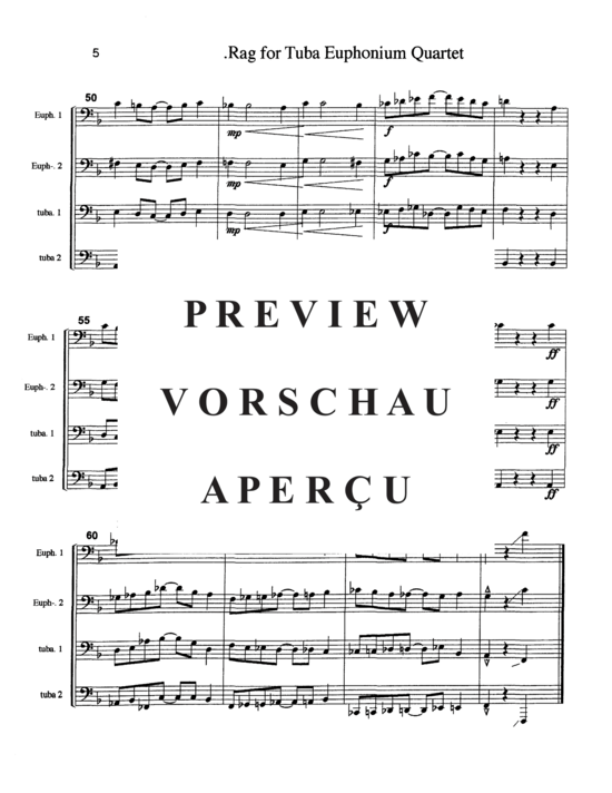 Product gallery: Page 7 of 15 Rag , , (Tuba Quartett EETT)