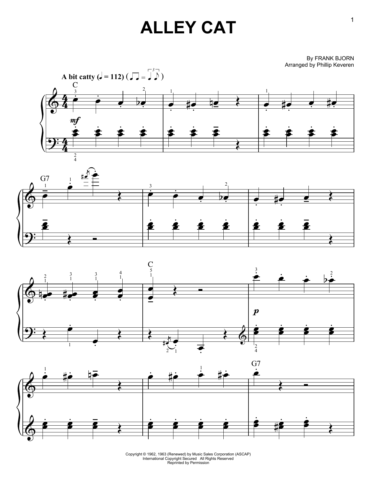 Produktbild zu: Alley Cat (arr. Phillip Keveren)