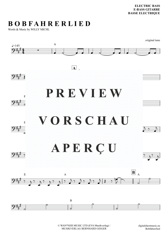 gallery: Bobfahrer-Lied, Buam, Troglauer, E-Bass