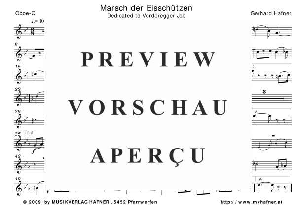 Product gallery: Page 8 of 11 Marsch der Eisschützen, , (large wind orchestra)