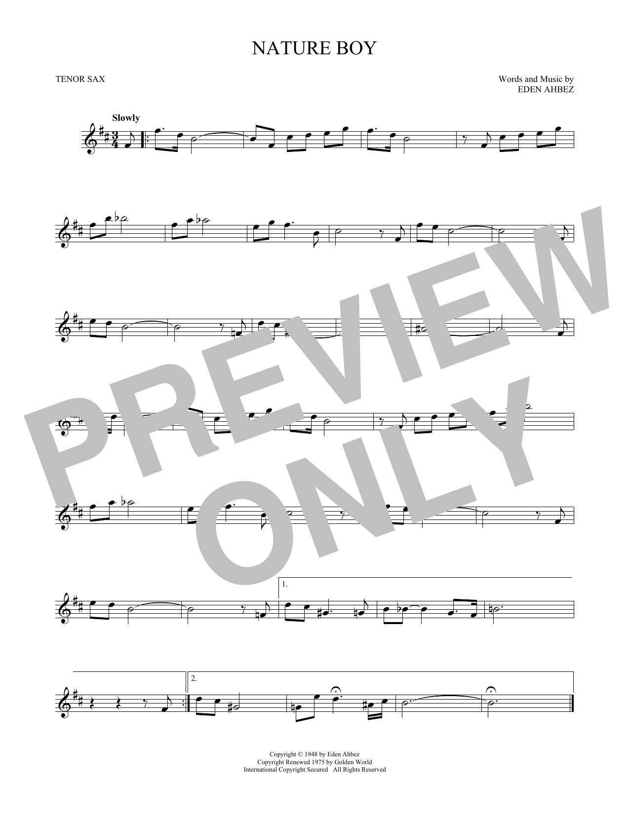 Product gallery: Page 1 of 1 Nature Boy, Nat King Cole