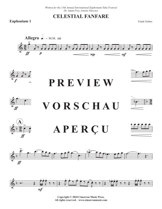 Product gallery: Page 11 of 21 Celestial Fanfare , , (Tuba Ensemble EEEETTTT)