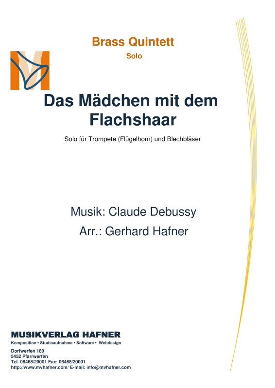 Produktbild zu: Das Mädchen mit dem FlachshaarClaude Debussy