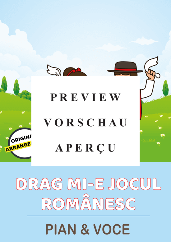 Produktgalerie: Seite 2 von 5 Drag Mi-e Jocul Românesc, , (Gesang + Klavier, Gitarre)