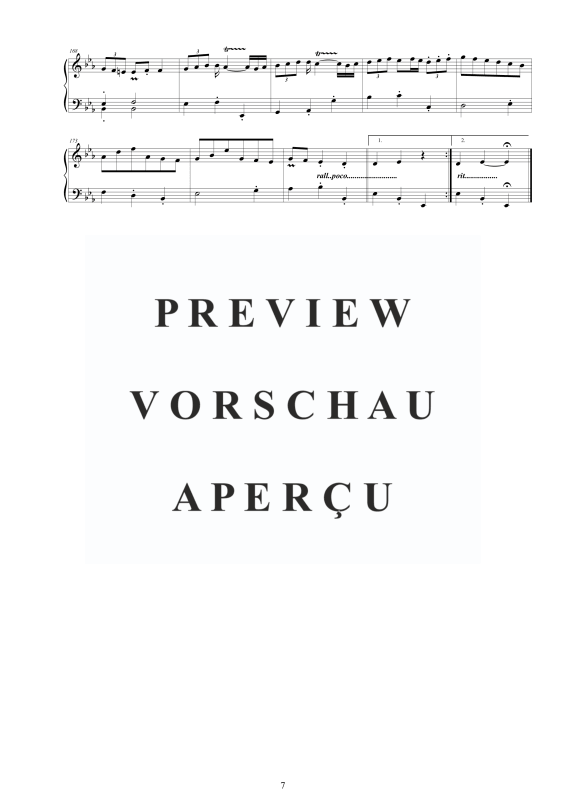 Produktgalerie: Seite 8 von 8 Cembalo Sonate in Es-Dur, , Cembalo/Klavier Solo