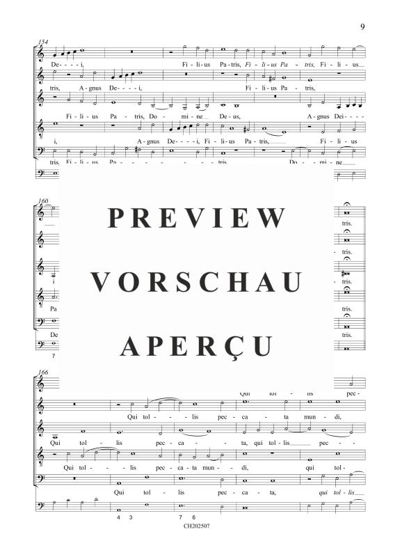 Produktgalerie: Seite 10 von 11 Missa brevis (Klassiker der Chormusik), , Gemischter Chor 5-stimmig und BC