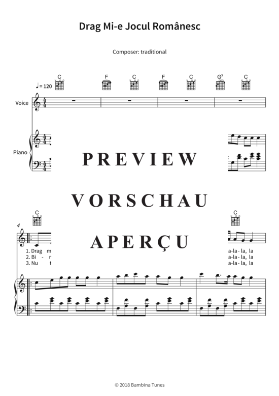 Produktgalerie: Seite 4 von 5 Drag Mi-e Jocul Românesc, , (Gesang + Klavier, Gitarre)