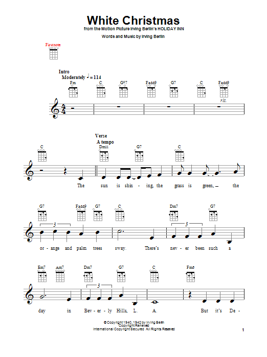 Product gallery: Page 1 of 1 White Christmas, Irving Berlin