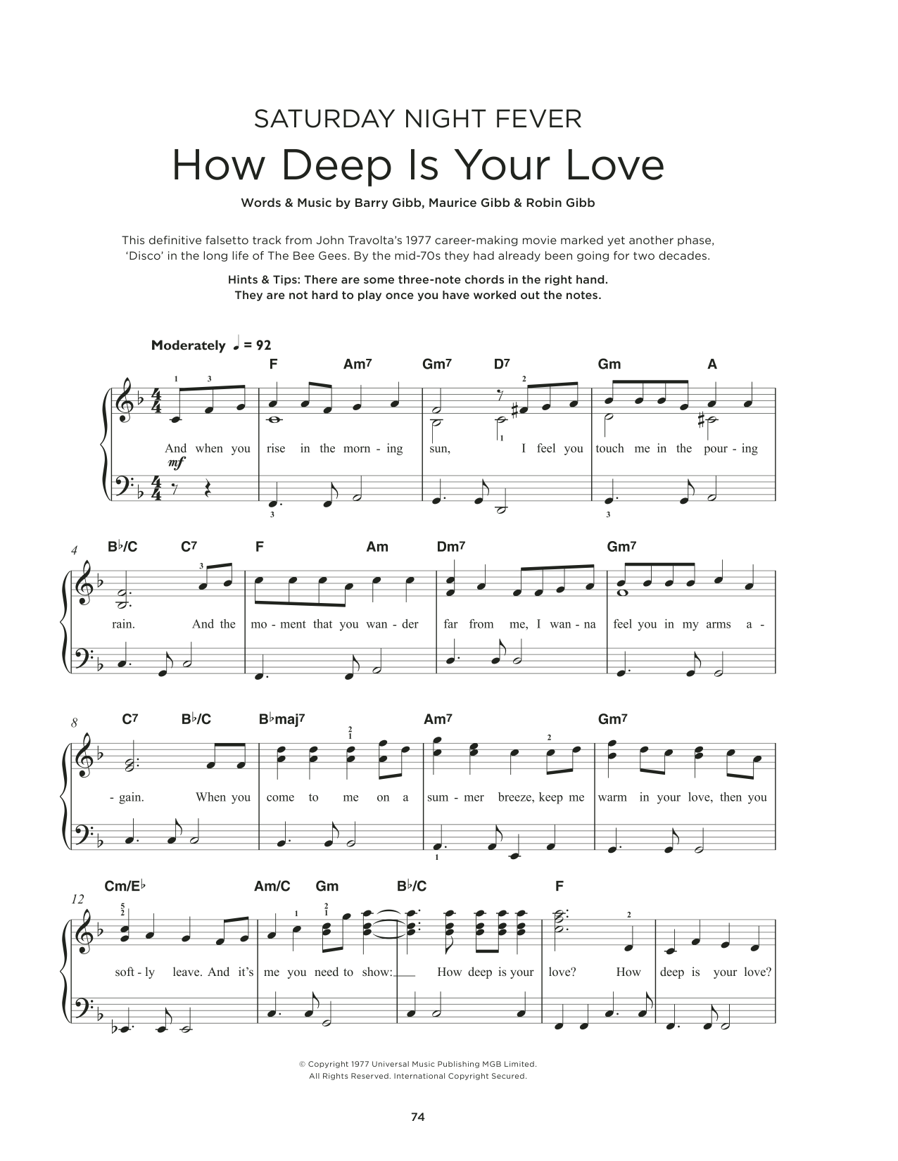 Product gallery: Page 1 of 1 How Deep Is Your Love, Bee Gees