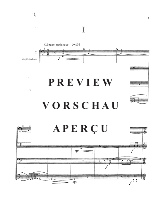 Product gallery: Page 5 of 21 Tuba Quartet: Study in Motions, Hymn, and Finale , , (Tuba Quartett EETT)