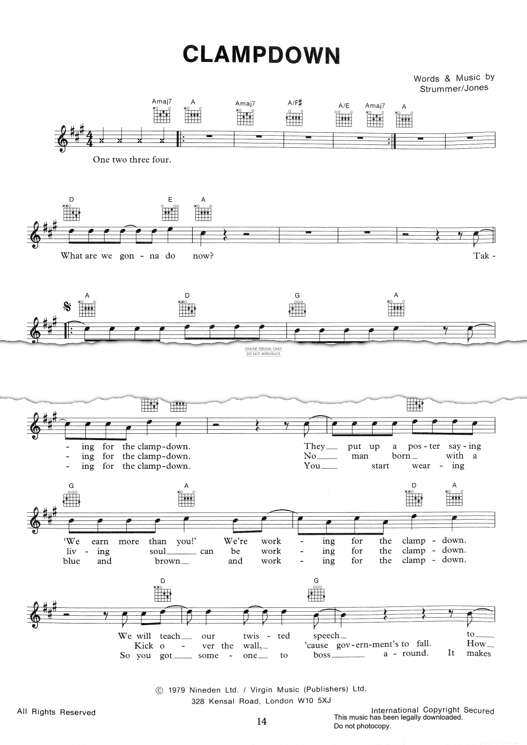 Product gallery: Page 1 of 1 Clampdown, The Clash