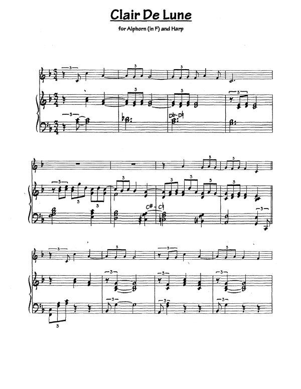 Product picture to: Clair de LuneClaude Debussy