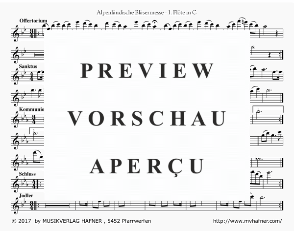 Product gallery: Page 11 of 11 Alpenländische Bläsermesse, , (wind orchestra)