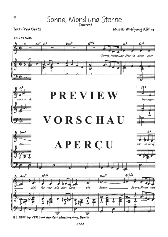 Product gallery: Page 11 of 21 Eine Welt ohne dich , , Piano and Voice