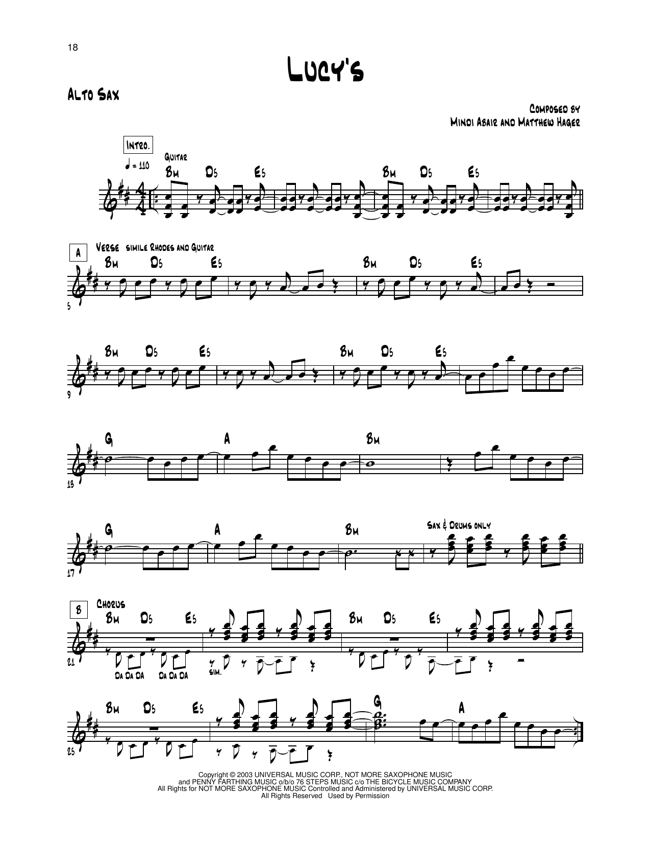 Product gallery: Page 1 of 1 Lucy's, Mindi Abair