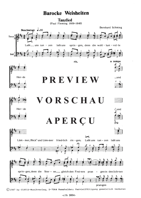 Product gallery: Page 3 of 3 Barocke Weisheiten , , (mixed choir)
