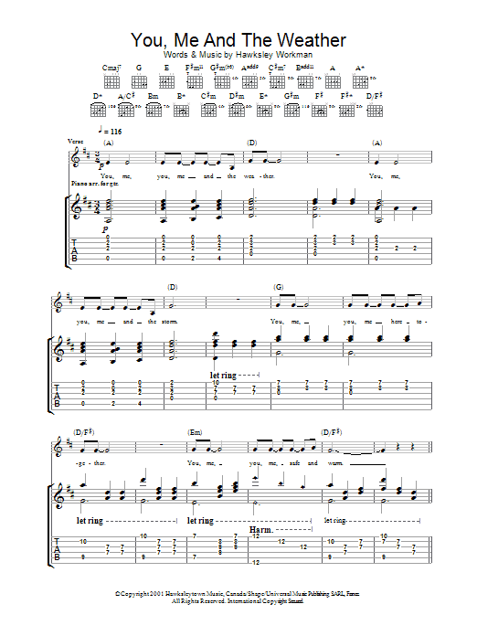 Produktgalerie: Seite 1 von 1 You Me And The Weather, Hawksley Workman, Gitarre