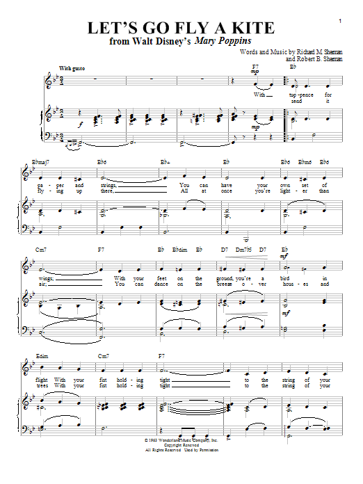 Produktbild zu: Let's Go Fly A Kite (from Mary Poppins)