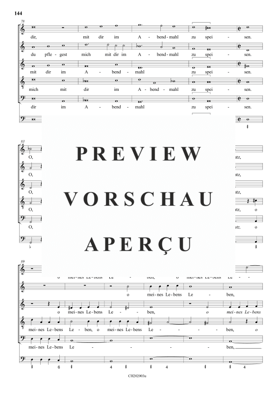 gallery: Wie kann und soll ich dich, Herr Jesu (Aria) , , (Gemischter Chor 5-stimmig)