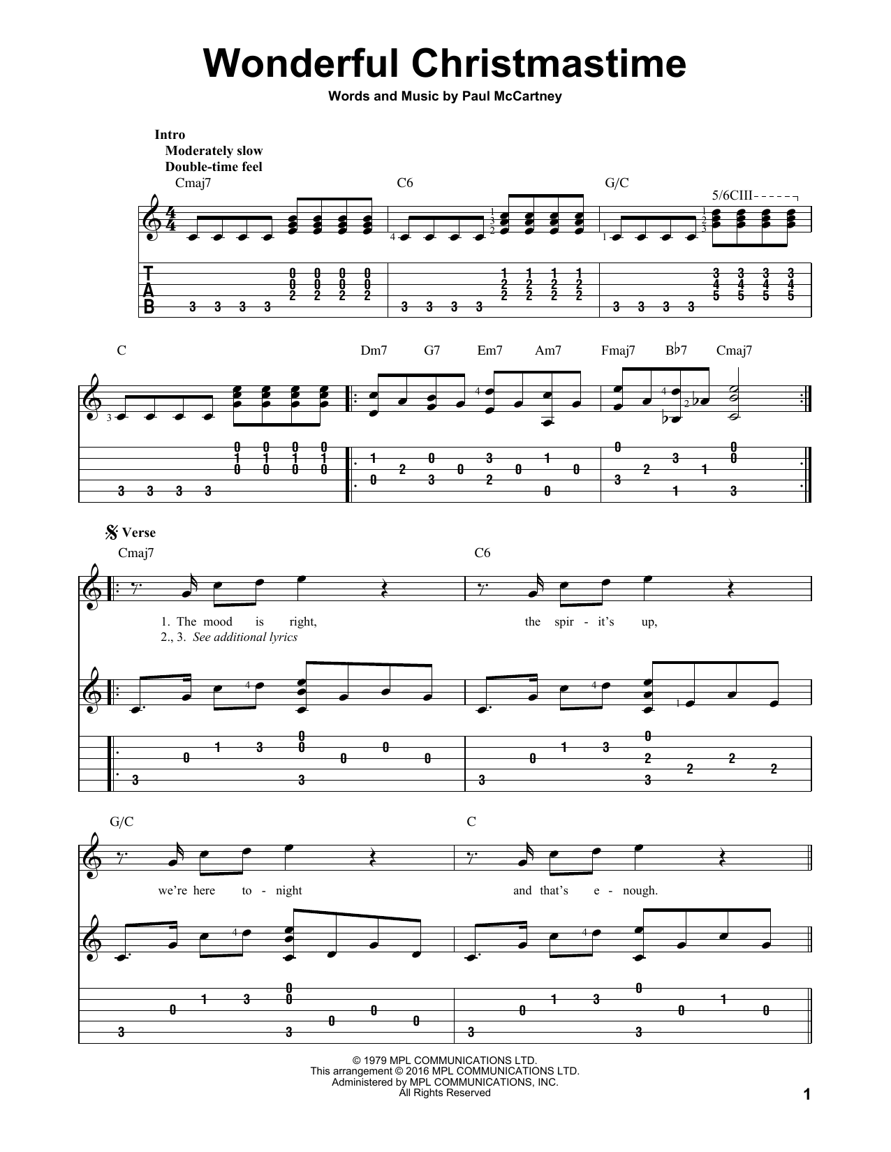 Produktbild zu: Wonderful Christmastime