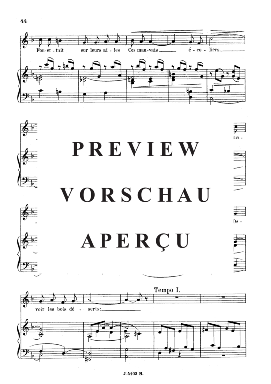 gallery: La fée aux chansons Op.27 No.2 , , (Gesang hoch + Klavier)