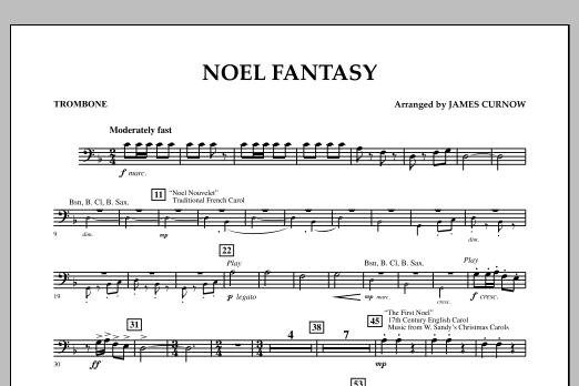 Produktbild zu:  Noel Fantasy - Trombone - 