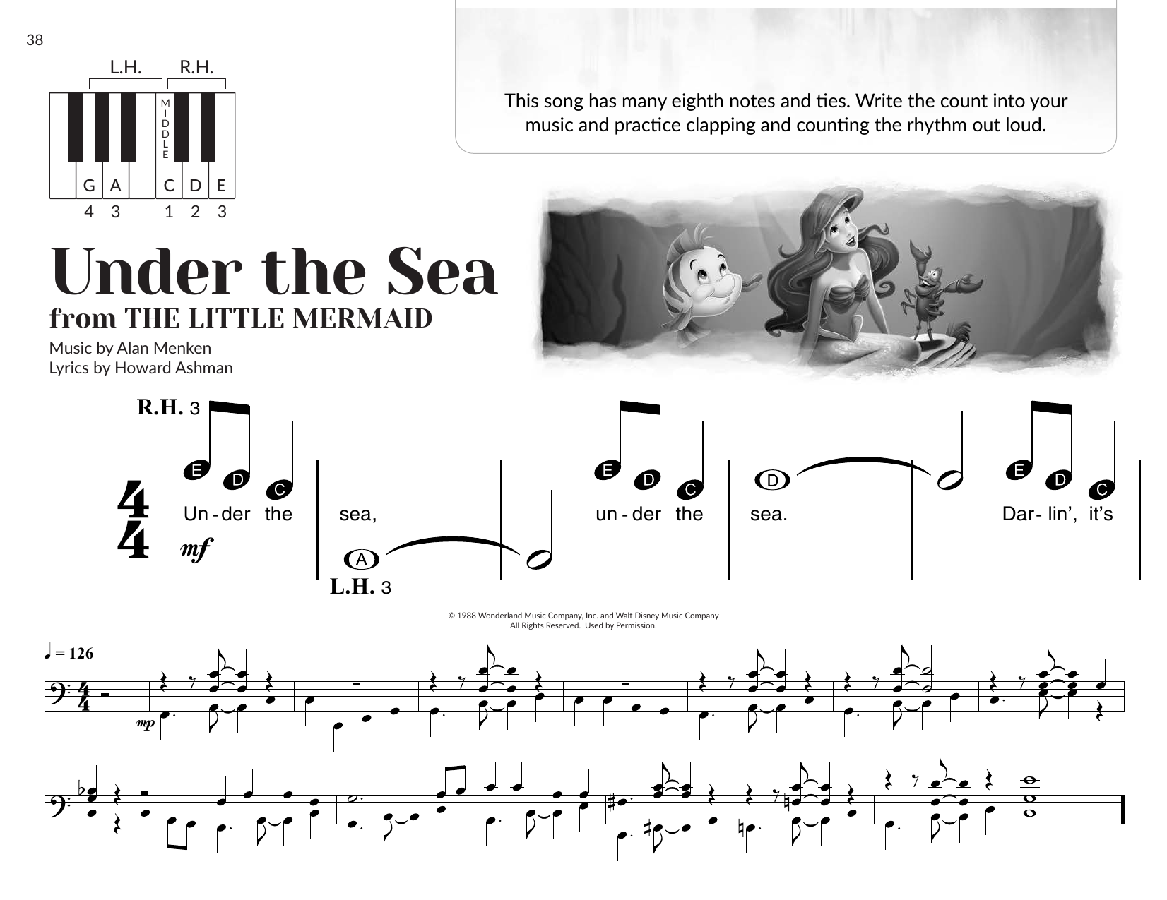 Product picture to: Under The Sea (from The Little Mermaid) (arr. Brittany McCorriston)