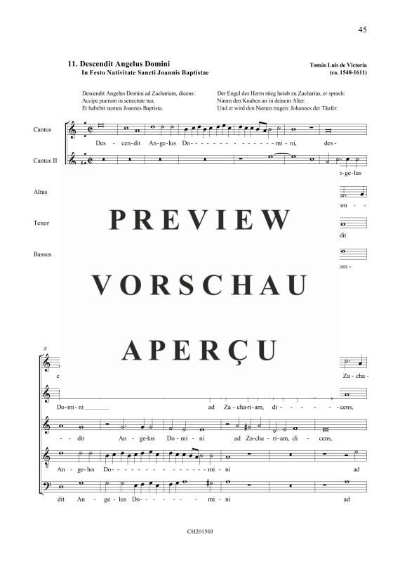 Produktgalerie: Seite 2 von 8 Descendit Angelus Domini / Ne timeas quoniam, , Gemischter Chor 5-stimmig