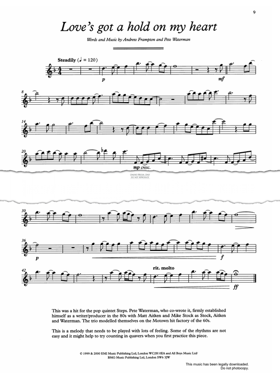 Produktgalerie: Seite 1 von 1 Love's Got A Hold On My Heart, Andrew Frampton, Flöte, Klavier