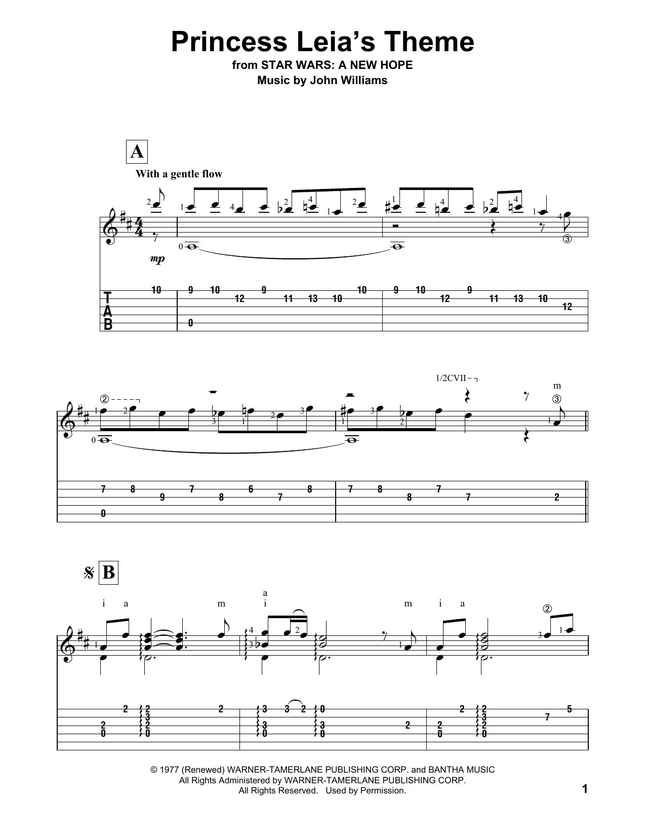 Produktbild zu: Princess Leia's Theme
