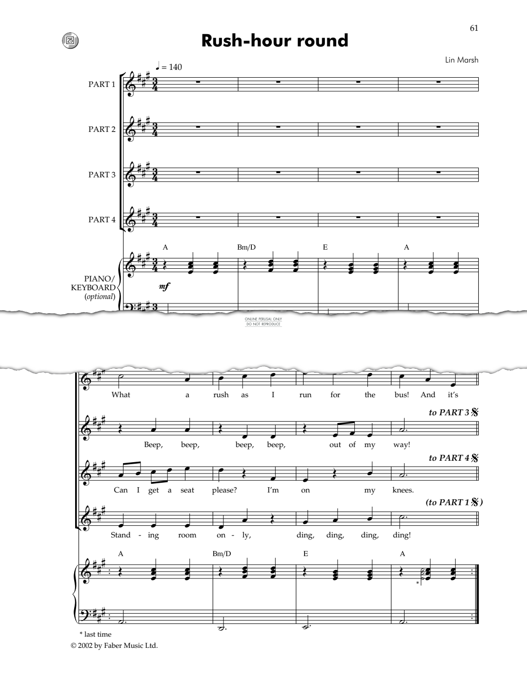 Product picture to: Rush Hour Round (from Junior Songscape)