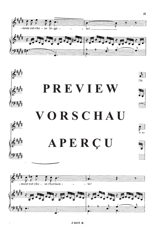 Product gallery: Page 3 of 6 Notre amour Op.23 No.2, , High Voice and Piano