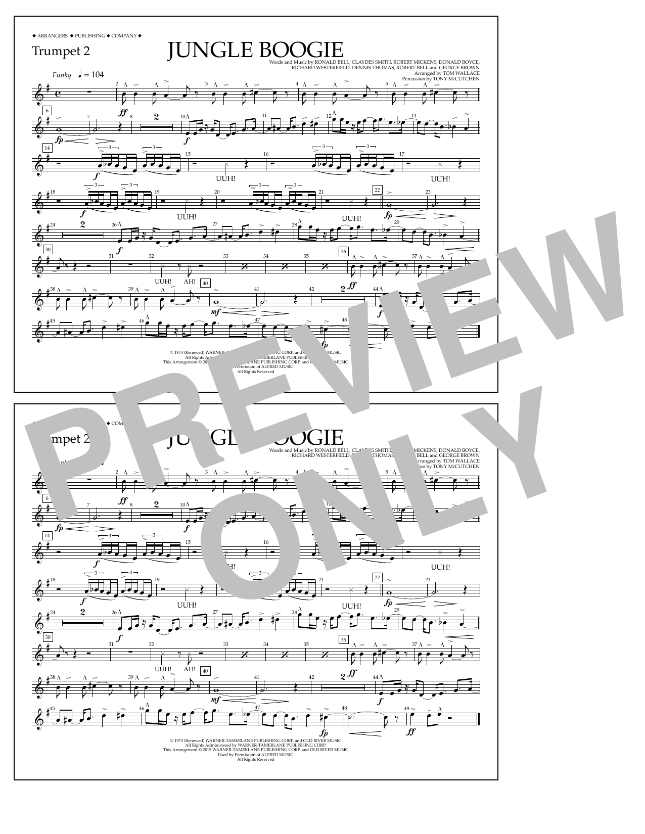 Produktbild zu: Jungle Boogie - Trumpet 2