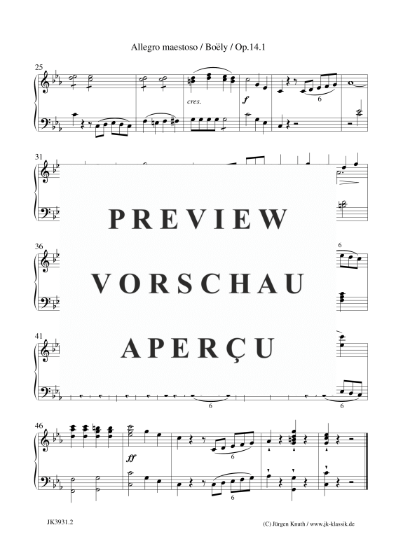 gallery: Allegro maestoso Op.14.1, , (Klavier Solo)