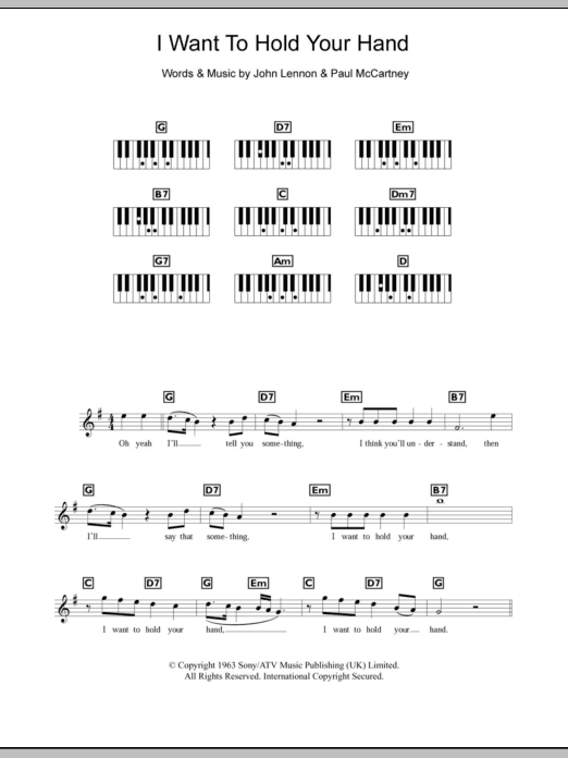 Product gallery: Page 1 of 1 I Want To Hold Your Hand, The Beatles