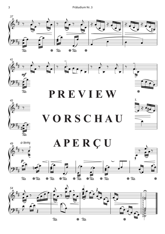Product gallery: Page 6 of 6 Präludium Nr. 3 (Aus Acht Präludien op. 12) , , Piano Solo