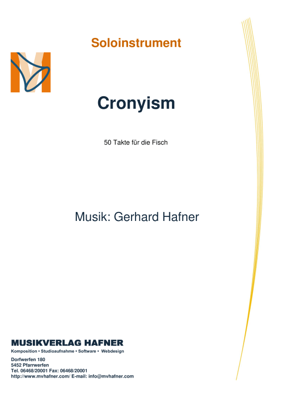 cover: Cronyism, , (Klavier Solo)