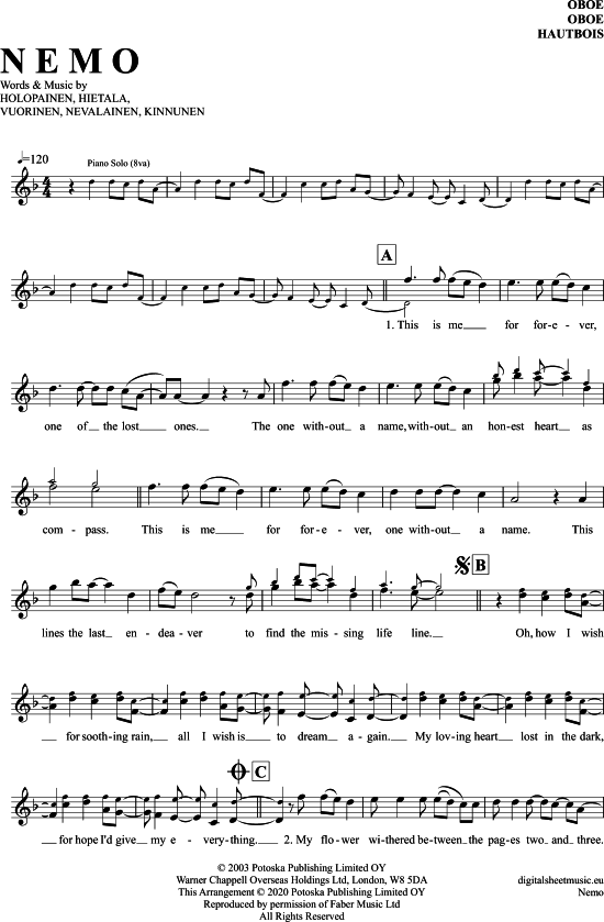 Produktbild zu: Nemo Nightwish