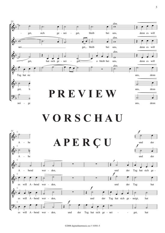 Product gallery: Page 4 of 4 Abendlied op.69, Nr. 3 (SSATTB) , ,  (mixed choir)