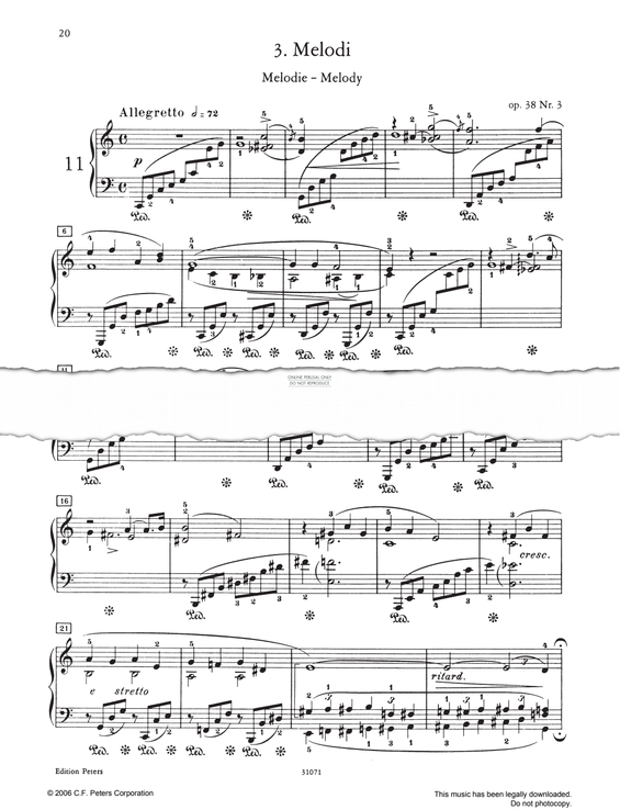 Produktbild zu: Melodi Op. 38