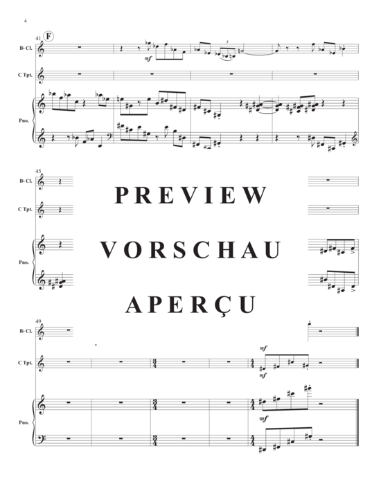 Product gallery: Page 6 of 8 I Don´t Want to Dance (dance-like) , ,  (clarinet in Bb, trumpet in C + piano)