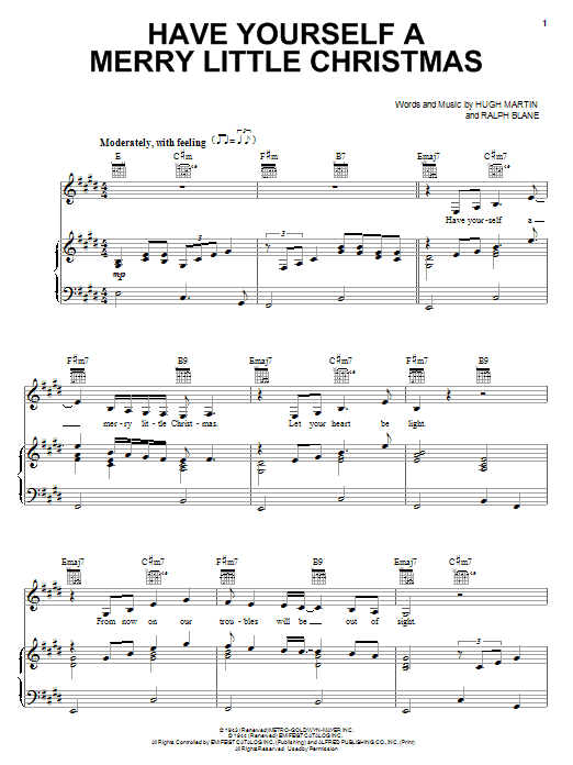Product gallery: Page 1 of 1 Have Yourself A Merry Little Christmas, Melissa Etheridge