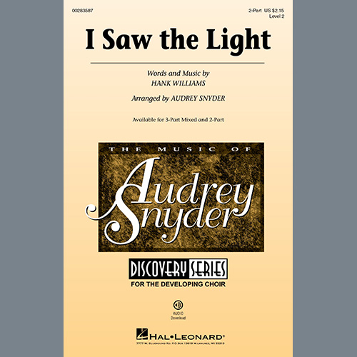 cover: I Saw The Light (arr. Audrey Snyder), Hank Williams