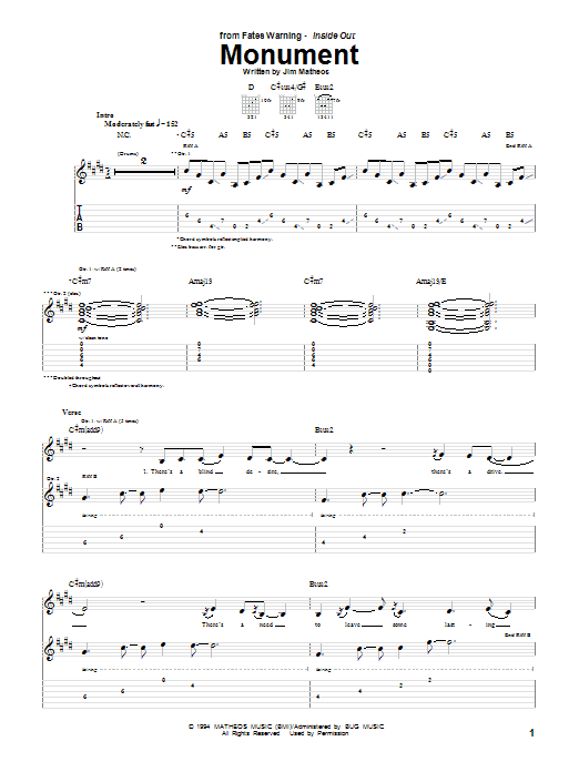 Produktgalerie: Seite 1 von 1 Monument, Fates Warning, Gitarre