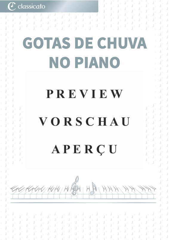 Produktgalerie: Seite 2 von 11 Gotas de chuva no piano - Peças simplificadas e suaves para dias cinzentos, , Klavier Solo