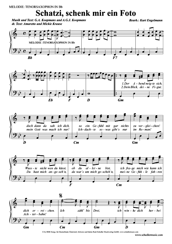 Produktbild zu: Schatzi, schenk mir ein Foto Mickie Krause