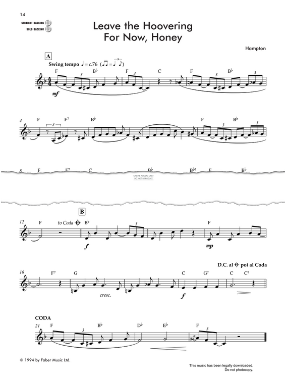Produktgalerie: Seite 1 von 1 Leave The Hoovering For Now, Andy Hampton, Klavier, Trompete