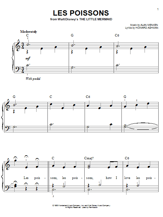 Produktbild zu: Les Poissons (from The Little Mermaid)