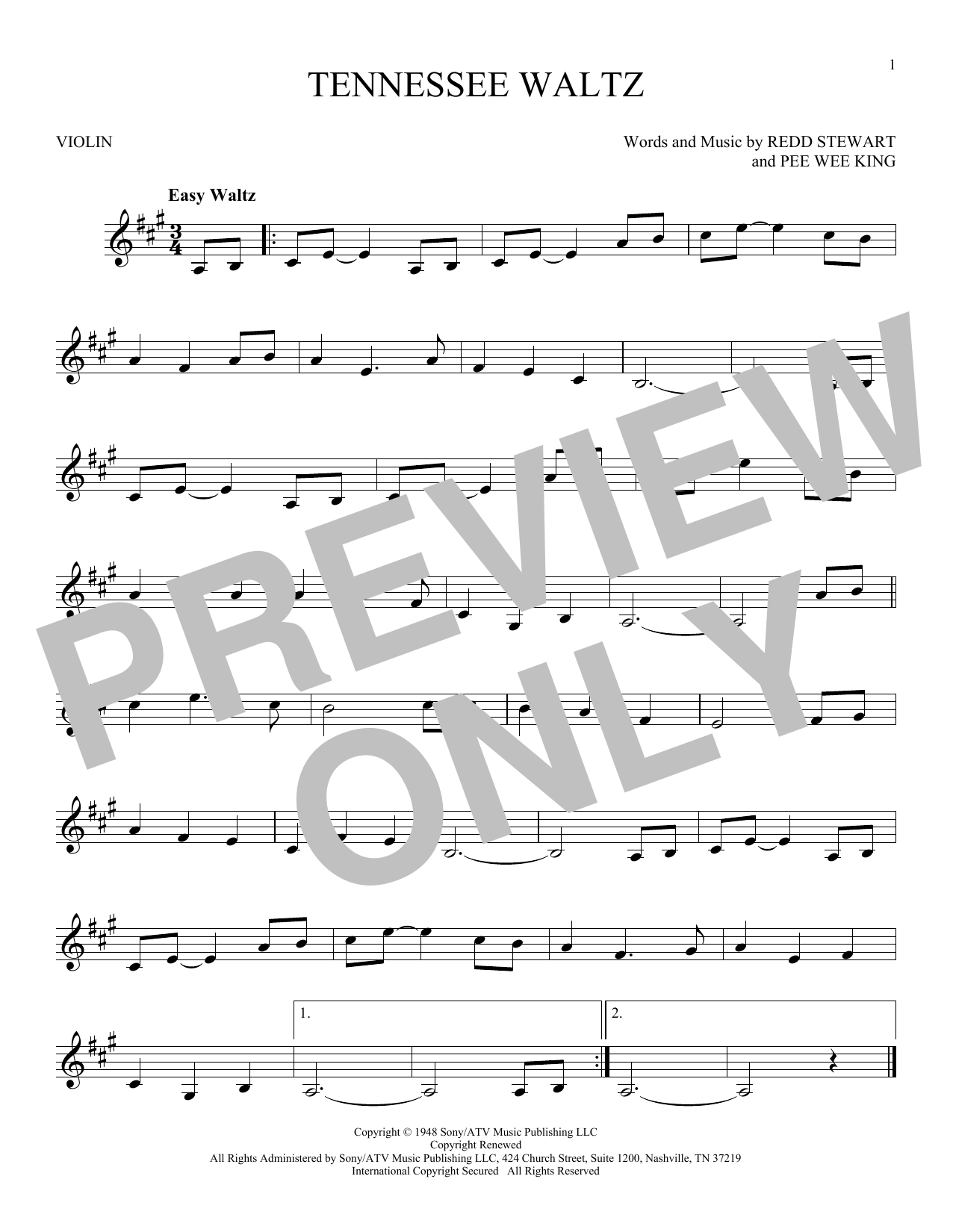 Product gallery: Page 1 of 1 Tennessee Waltz, Pee Wee King